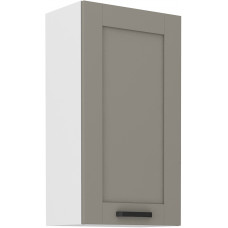 LUNA 50 G-90 1F Pakabinama Spintelė 90 cm Claygrey Balta