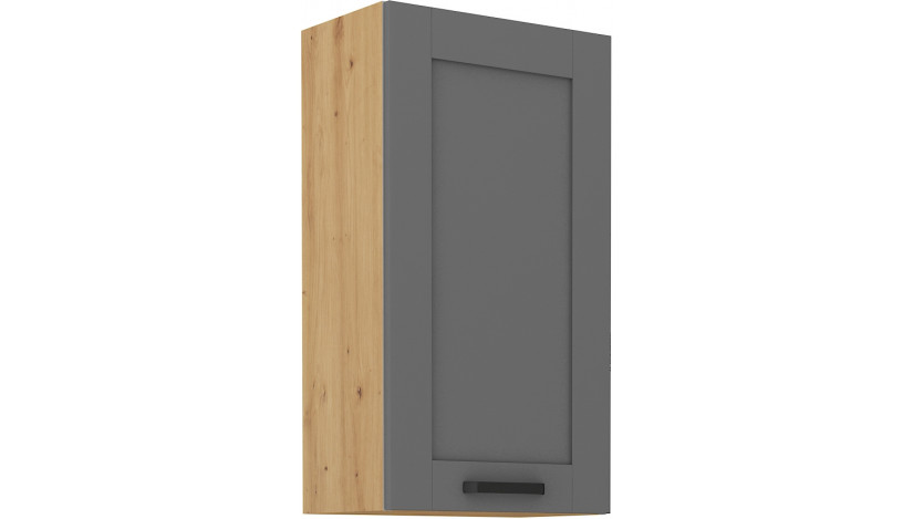LUNA 50 G-90 1F Pakabinama Spintelė 90 cm Dustgrey Artisan
