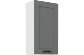 LUNA 50 G-90 1F Pakabinama Spintelė 90 cm Dustgrey Balta