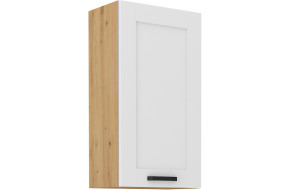 LUNA 50 G-90 1F Pakabinama Spintelė 90 cm Balta Artisan