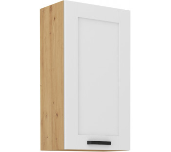 LUNA 50 G-90 1F Pakabinama Spintelė 90 cm Balta Artisan