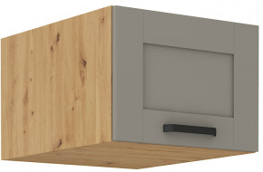 LUNA 50 NAGU-36 1F antresolinė spintelė 57 cm gylis Claygrey Artisan