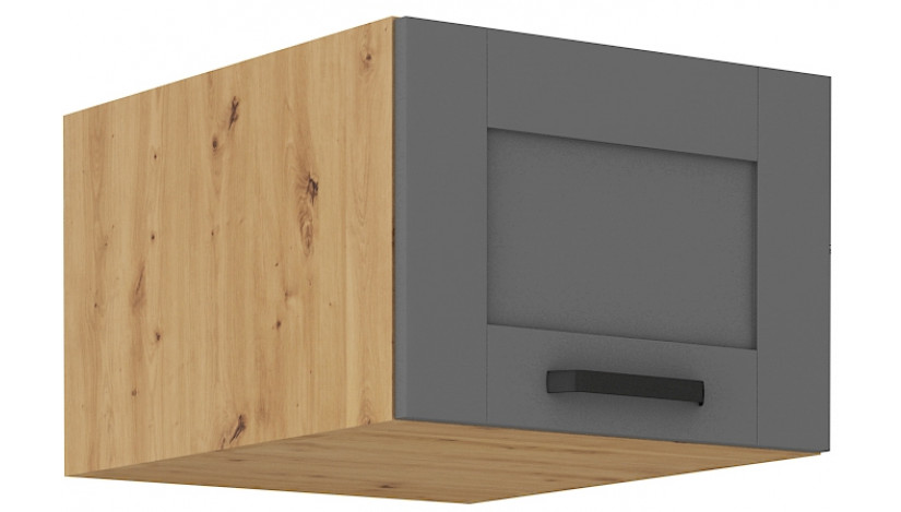LUNA 50 NAGU-36 1F antresolinė spintelė 57 cm gylis Dustgrey Artisan