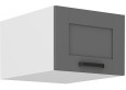 LUNA 50 NAGU-36 1F antresolinė spintelė 57 cm gylis Dustgrey Balta