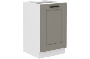 LUNA 50 ZL 1F BB kriauklės spintelė Claygrey Balta