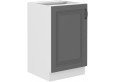 Stilo 50 ZL 1F BB kriauklės spintelė Dustgrey balta