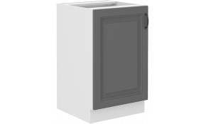 Stilo 50 ZL 1F BB kriauklės spintelė Dustgrey balta