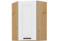 LUNA 58x58 GN-90 1F Pakabinama Kampinė Spintelė Balta Artisan