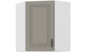 Stilo 58x58 GN-72 1F Pakabinama Kampinė Spintelė Claygrey balta