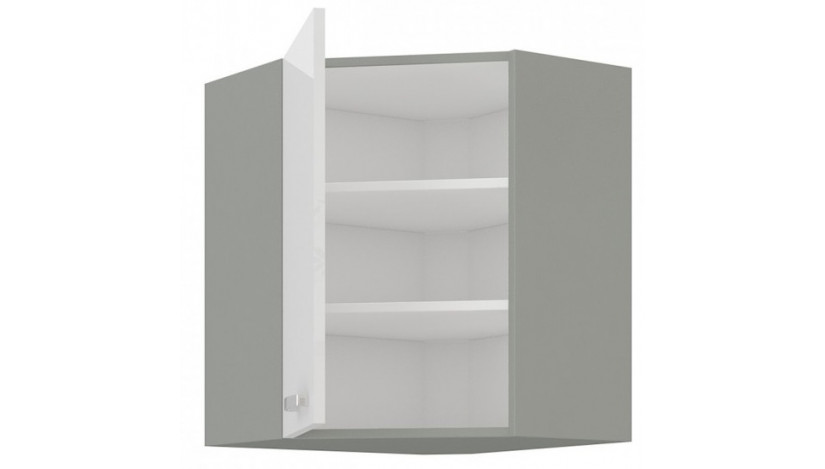 Bianka 60x60 GN-72 1F 45°  Pakabinama Kampinė Spintelė