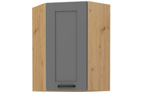 LUNA 60x60 GN-90 1F 45° Pakabinama Kampinė Spintelė Dustgrey Artisan