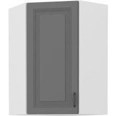 Stilo 58x58 GN-90 1F Pakabinama Kampinė Spintelė Dustgrey balta