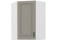 Stilo 58x58 GN-90 1F Pakabinama Kampinė Spintelė Claygrey balta