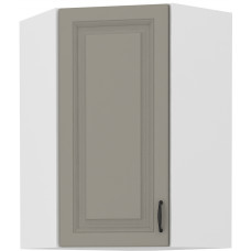 Stilo 58x58 GN-90 1F Pakabinama Kampinė Spintelė Claygrey balta