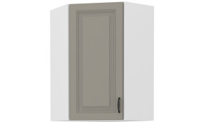 Stilo 58x58 GN-90 1F Pakabinama Kampinė Spintelė Claygrey balta