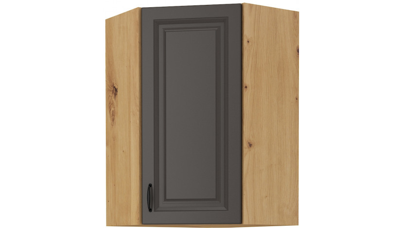 Stilo 58x58 GN-90 1F Pakabinama Kampinė Spintelė Grafit artisan