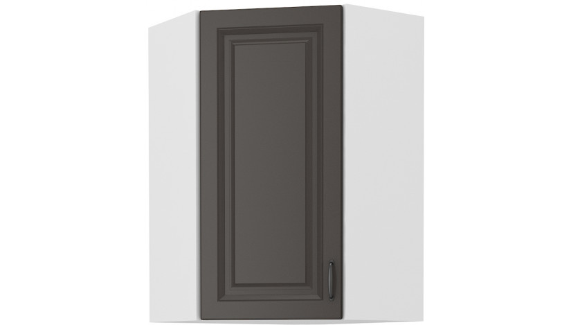 Stilo 58x58 GN-90 1F Pakabinama Kampinė Spintelė Grafit balta