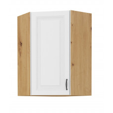 Stilo 58x58 GN-90 1F Pakabinama Kampinė Spintelė artisan balta