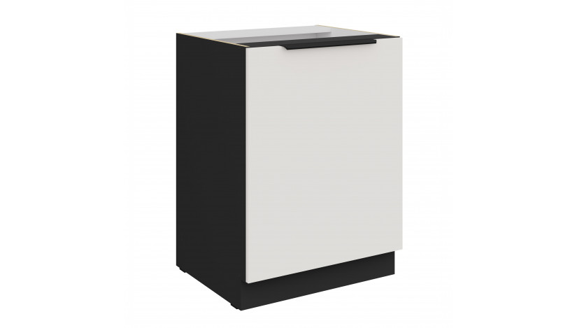 ARIA WH/BL 60 D 1F BB pastatoma spintelė