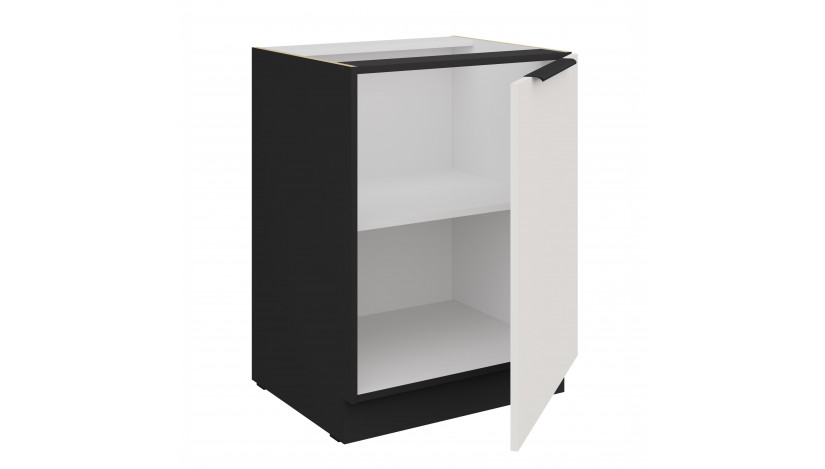 ARIA WH/BL 60 D 1F BB pastatoma spintelė