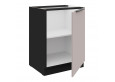 ARONA 60 D 1F BB pastatoma spintelė juoda