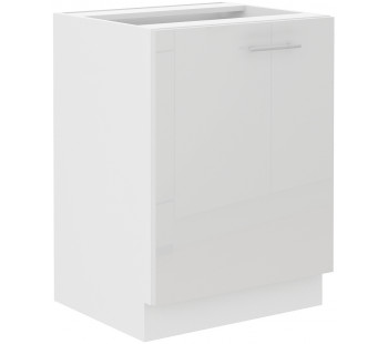 LARA 60 D 1F BB pastatoma spintelė balta