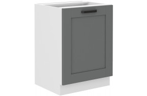 LUNA 60 D 1F BB pastatoma spintelė Dustgrey Balta