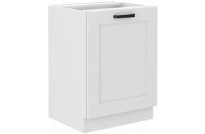 LUNA 60 D 1F BB pastatoma spintelė balta balta