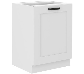 LUNA 60 D 1F BB pastatoma spintelė balta balta LUNA 60 D 1F BB pastatoma spintelė balta balta