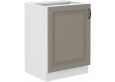 Stilo 60 D 1F BB pastatoma spintelė Claygrey balta