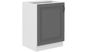 Stilo 60 D 1F BB pastatoma spintelė Dustgrey balta