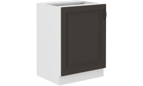 Stilo 60 D 1F BB pastatoma spintelė Grafit balta