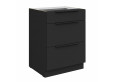 ARIA BL/BL 60 D 3S BB PREMIUM pastatoma spintelė su stalčiais