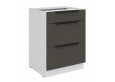 ARIA GR/WH 60 D 3S BB PREMIUM pastatoma spintelė su stalčiais