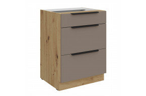ARIA TA/AR 60 D 3S BB PREMIUM pastatoma spintelė su stalčiais
