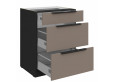 ARIA TA/BL 60 D 3S BB PREMIUM pastatoma spintelė su stalčiais