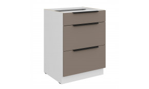 ARIA TA/WH 60 D 3S BB PREMIUM pastatoma spintelė su stalčiais