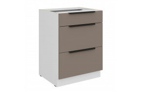 ARIA TA/WH 60 D 3S BB PREMIUM pastatoma spintelė su stalčiais