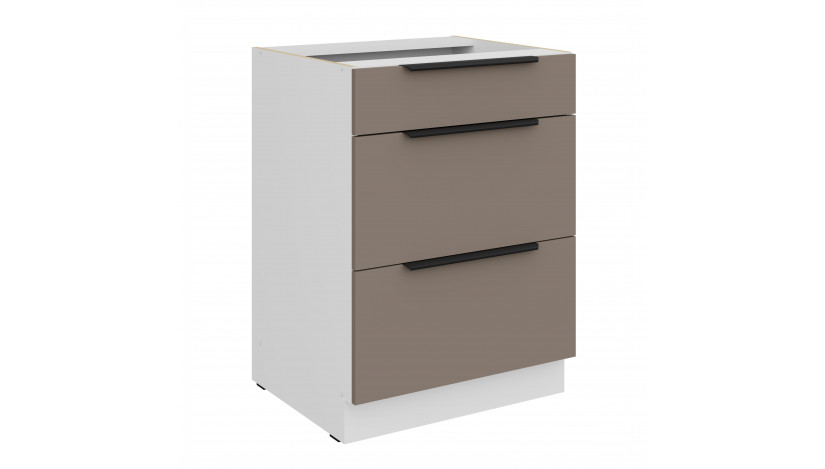 ARIA TA/WH 60 D 3S BB PREMIUM pastatoma spintelė su stalčiais