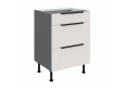ARIA WH/ANT 60 D 3S BB PREMIUM pastatoma spintelė su stalčiais