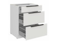 ARIA WH/WH 60 D 3S BB PREMIUM pastatoma spintelė su stalčiais