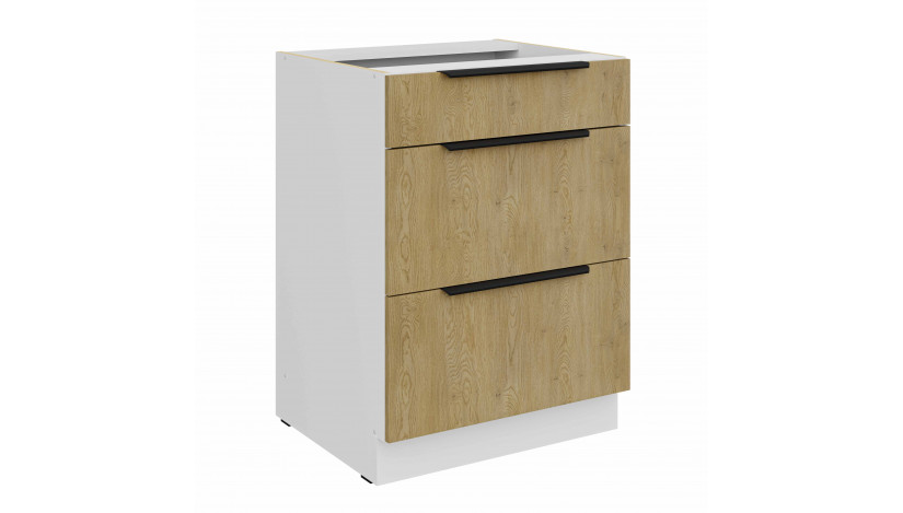 CREMONA WH 60 D 3S BB PREMIUM pastatoma spintelė su stalčiais