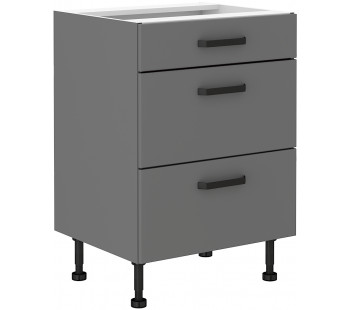 NESSA 60 D 3S BB pastatoma spintelė su stalčiais PREMIUM