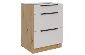 SOLEA 60 D 3S BB PREMIUM pastatoma spintelė su stalčiais