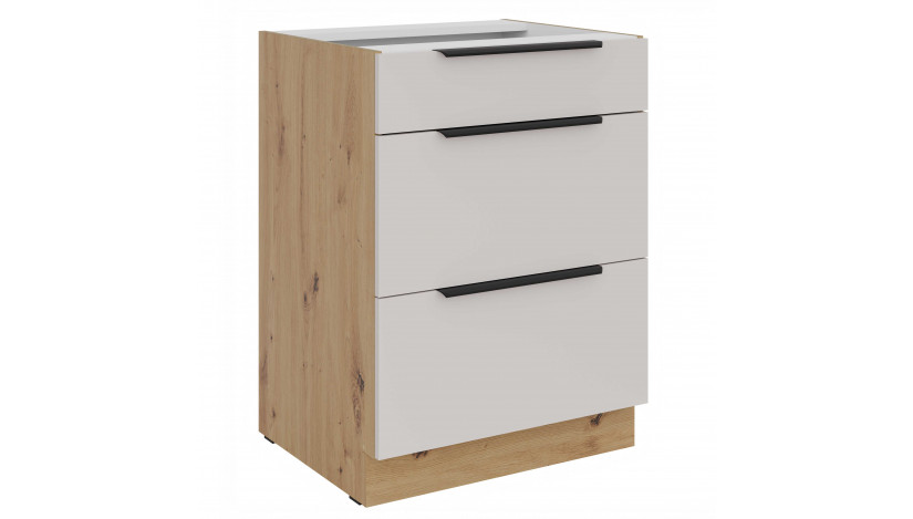 SOLEA 60 D 3S BB PREMIUM pastatoma spintelė su stalčiais
