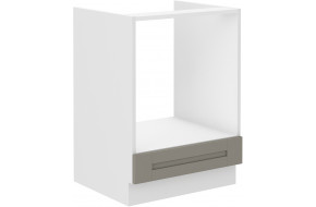 LUNA 60 D GAZ BB Spintelė orkaitei Claygrey Balta