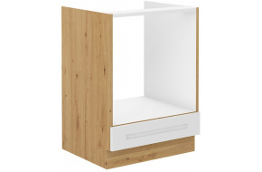 LUNA 60 D GAZ BB Spintelė orkaitei Balta Artisan