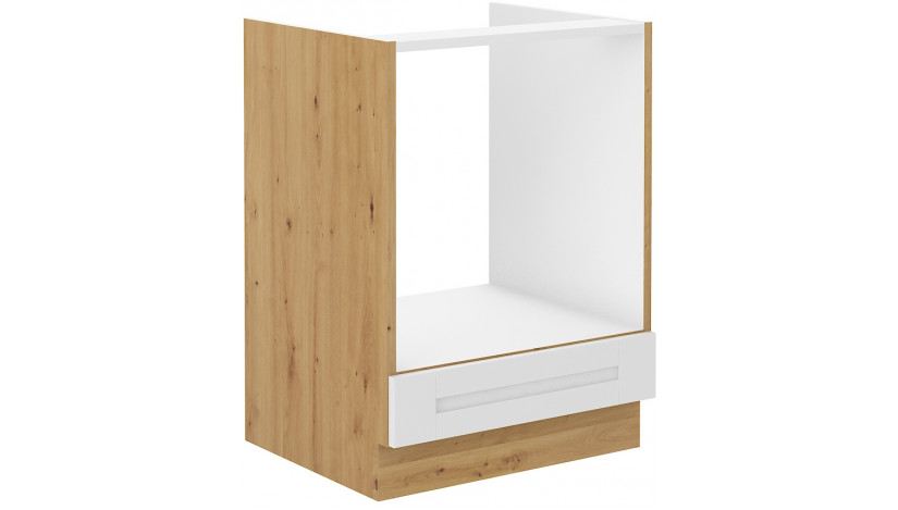 LUNA 60 D GAZ BB Spintelė orkaitei Balta Artisan