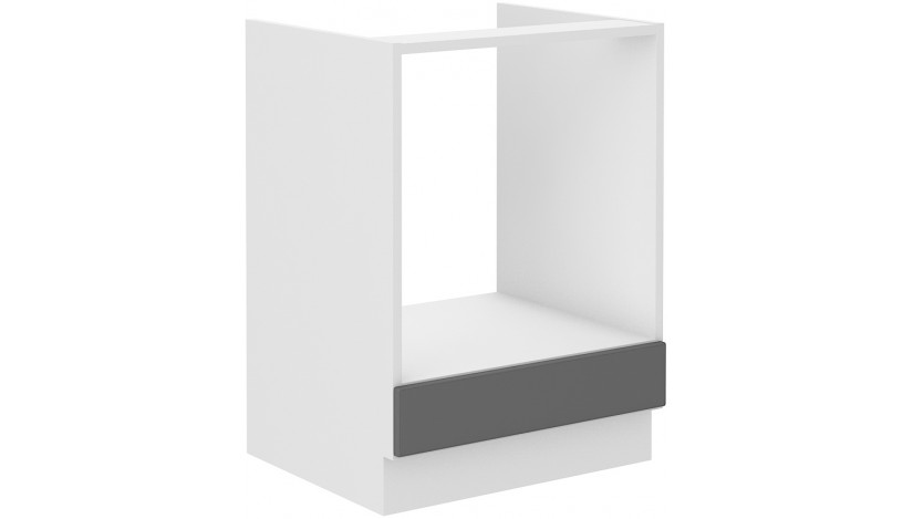 Stilo 60 D GAZ BB Spintelė orkaitei Dustgrey balta