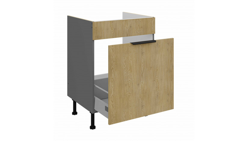 CREMONA ANT 60 ZL 1S BB PREMIUM kriauklės spintelė su stalčiumi
